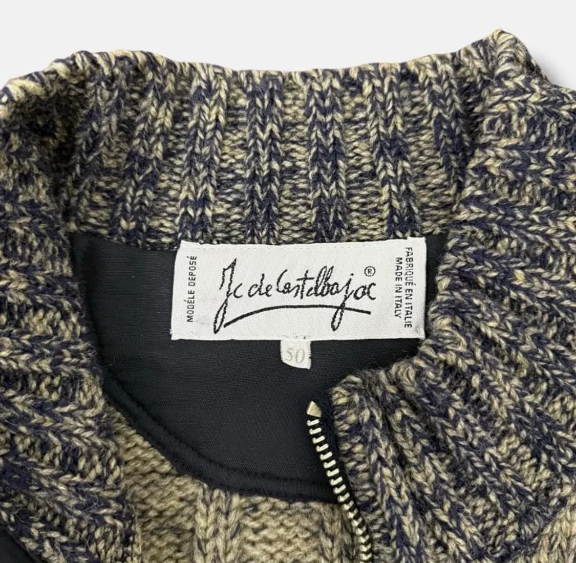 90s Castelbajac 까스텔바작 벅스버니 헤비울 니트집업 상품이미지6