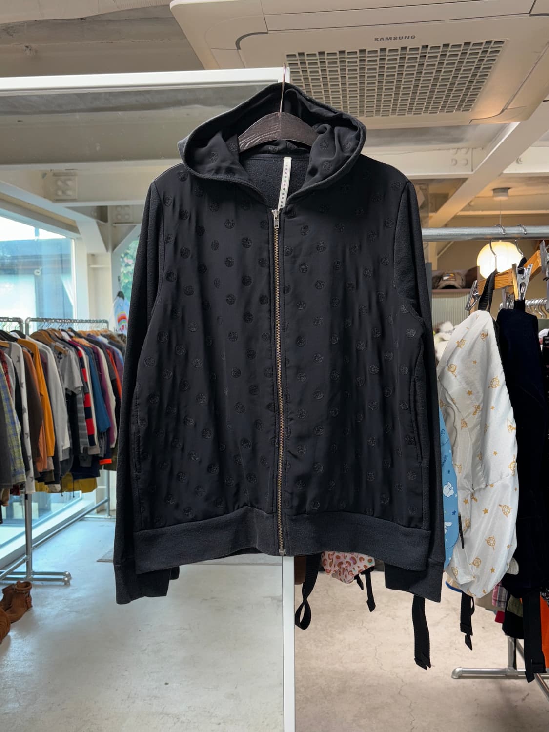 스나오 쿠라하라 도트 후드집업 상품이미지2