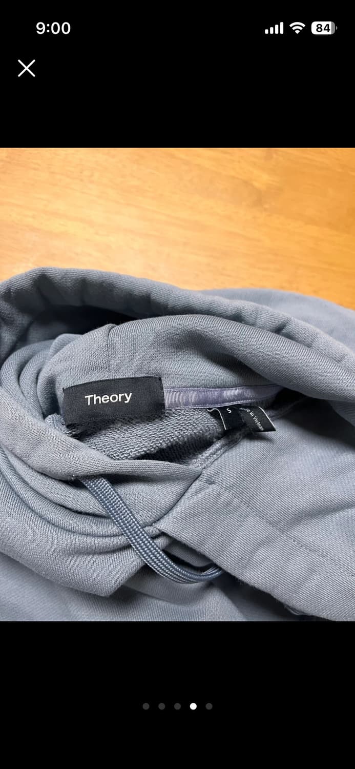Theory 띠어리 비앙카블루 후디 티셔츠_S사이즈 상품이미지5