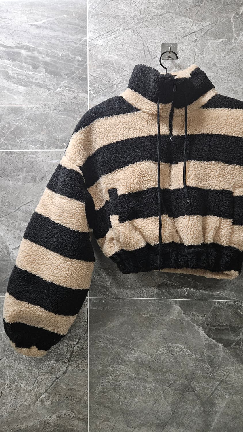 뽀글이점퍼 크롭 상품이미지2