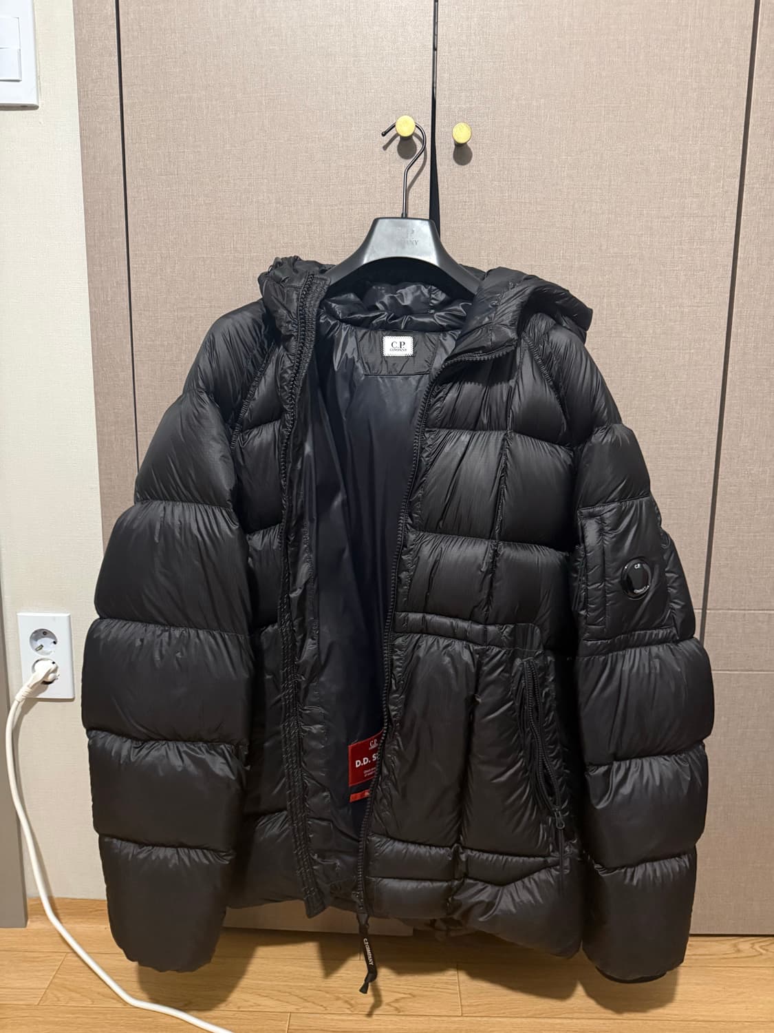 C.P. 컴퍼니 D.D. 쉘 후드 다운 자켓 블랙 XXL 상품이미지1
