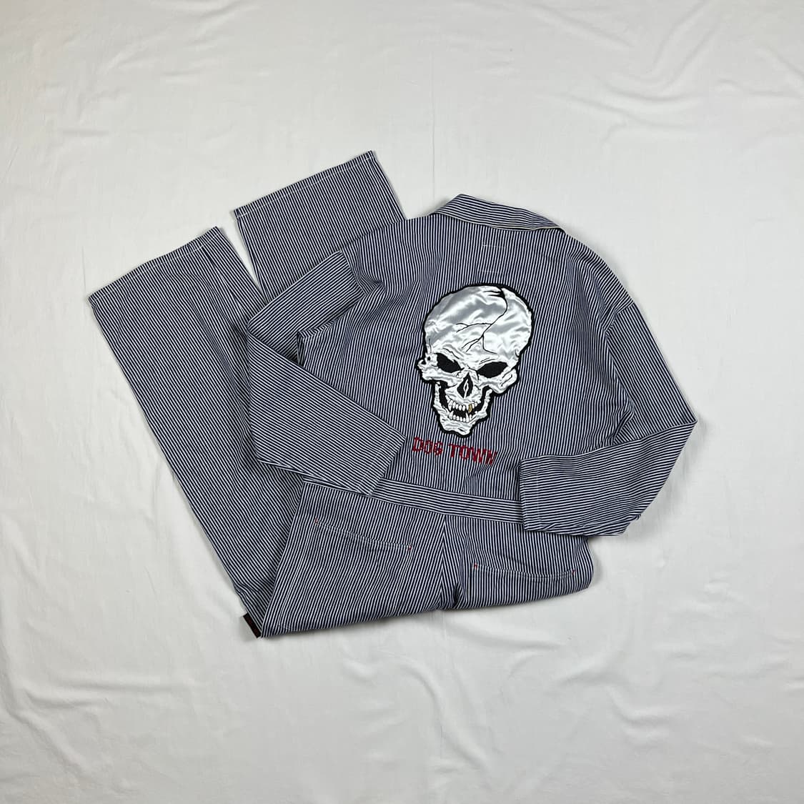 90‘s 도그타운 스케이트보드 스컬 점프수트 자켓 상품이미지6