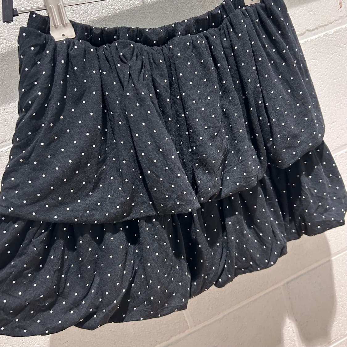 Vintage y2k Dot Balloon Skirt 상품이미지2