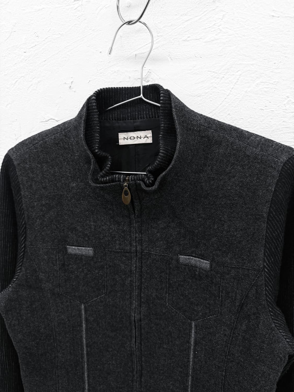 nona 울 집업 자켓 상품이미지2