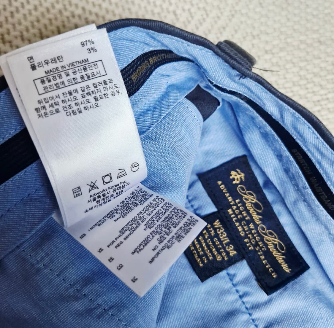 브룩스브라더스 밀라노 치노팬츠 33 상품이미지6