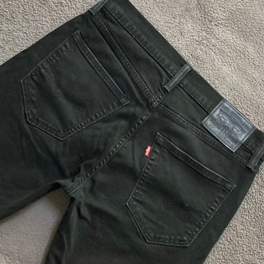 리바이스 512 블랙진 데님팬츠 W32 L32 상품이미지4