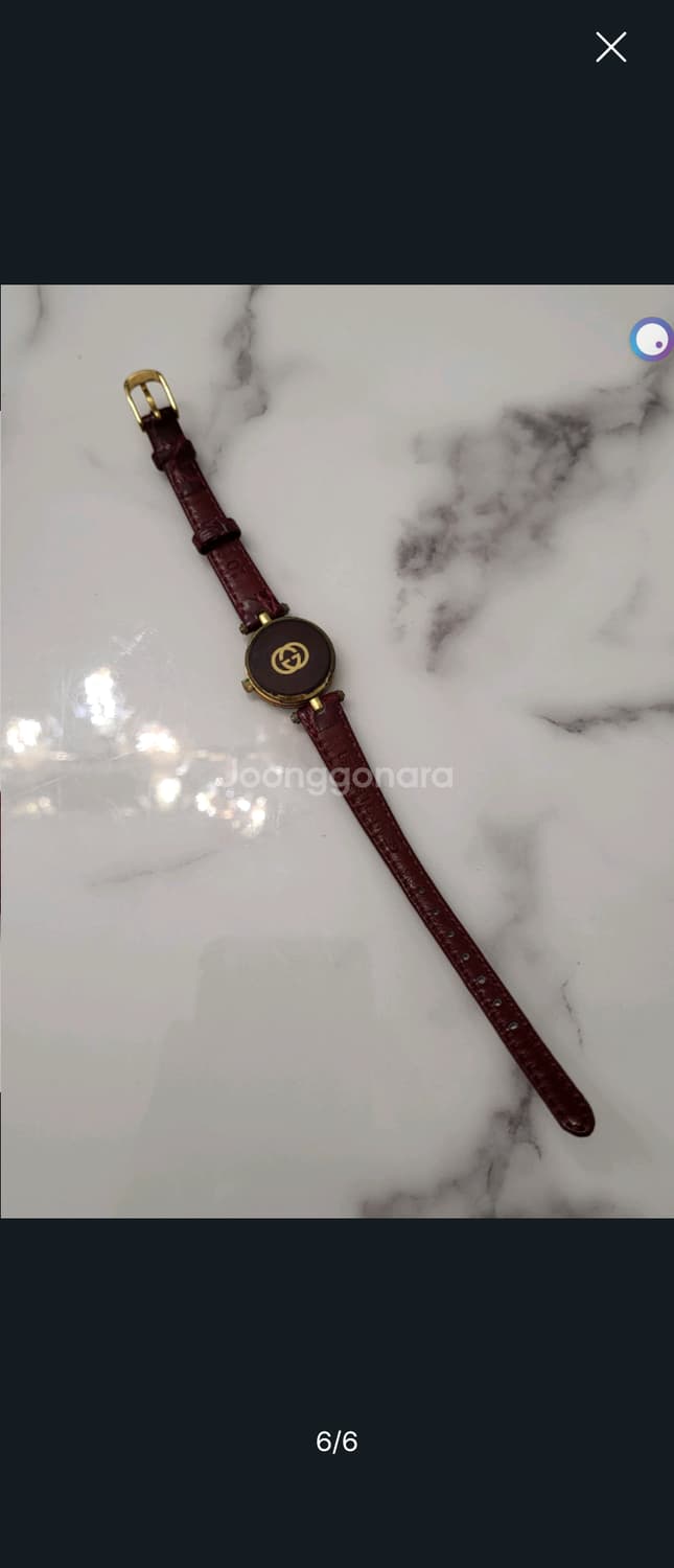 (정품)구찌 여성 쉐리라인 빈티지 시계 판매합니다. 상품이미지6