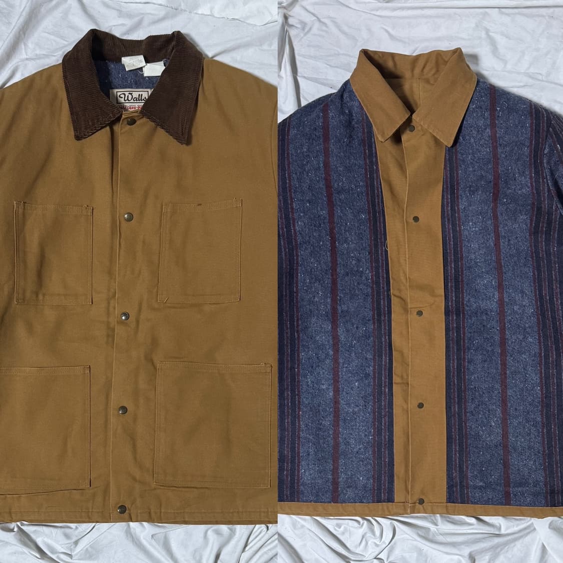 Usa walls 블랭킷 덕 캔버스 초어 자켓 워크 자켓  상품이미지1