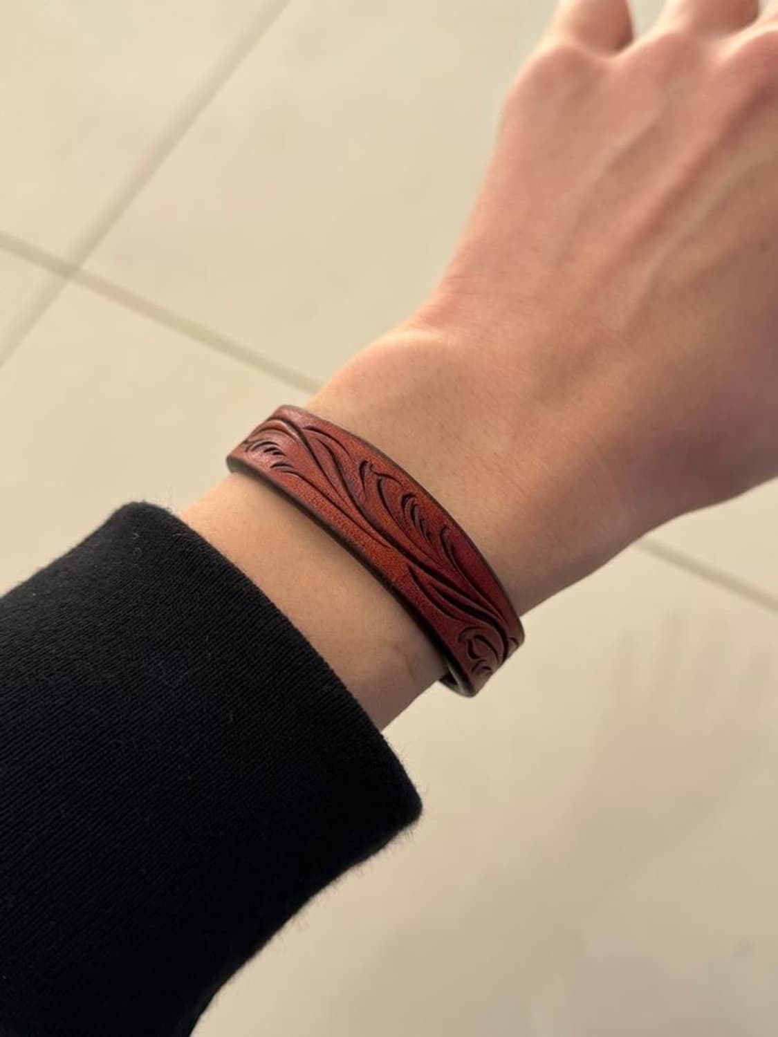 CUT LEATHER BRACELET 프리컷 가죽 팔찌 상품이미지5