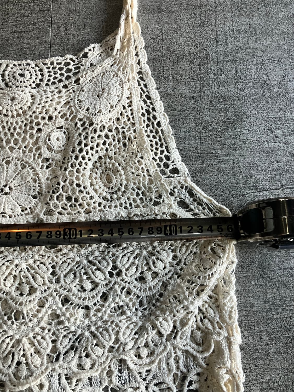 일본빈티지 byelove 하구미모리걸 달천깔페어리 뜨개슬리브리스탑 상품이미지2