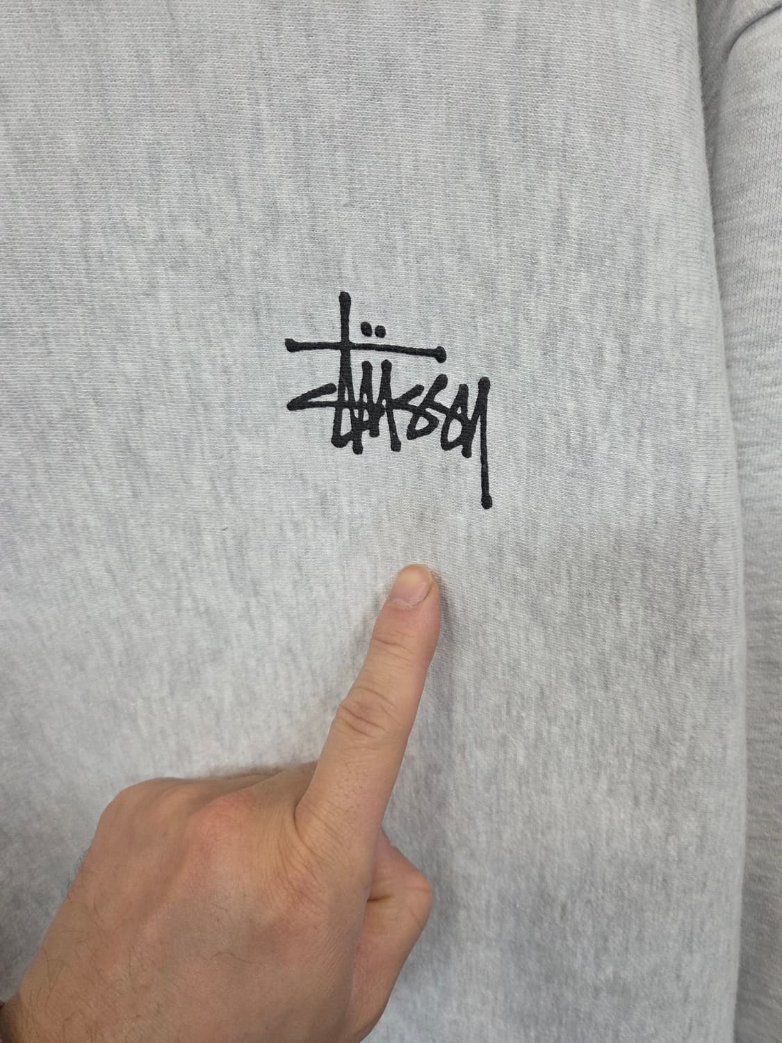 스투시 기모 후드티 xl 상품이미지9