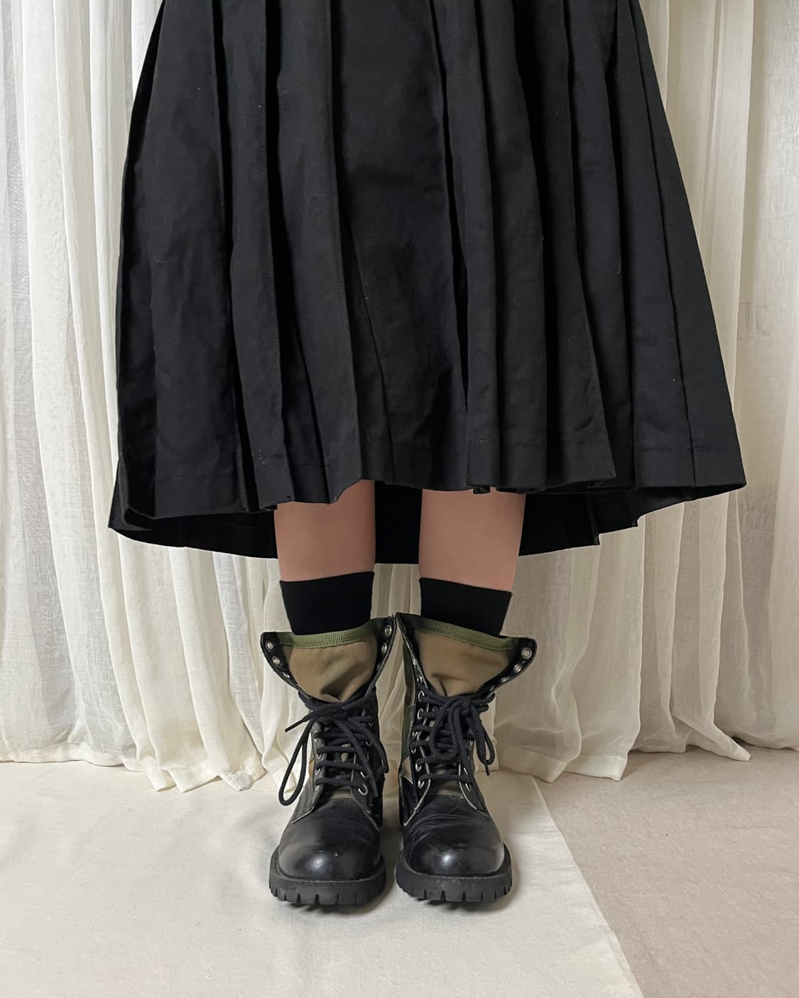 꼼데가르송 컴뱃 부츠 Comme des garcons 밀리터리 부츠 상품이미지1