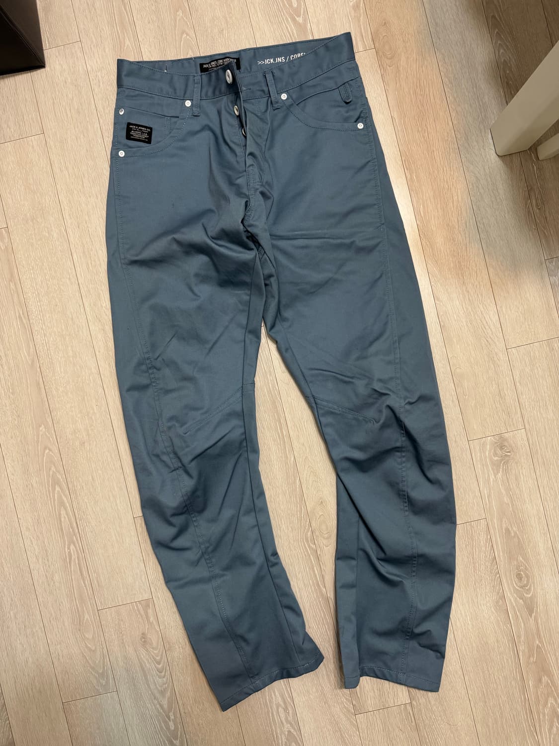 독일 빈티지 스카이블루 팬츠 상품이미지1