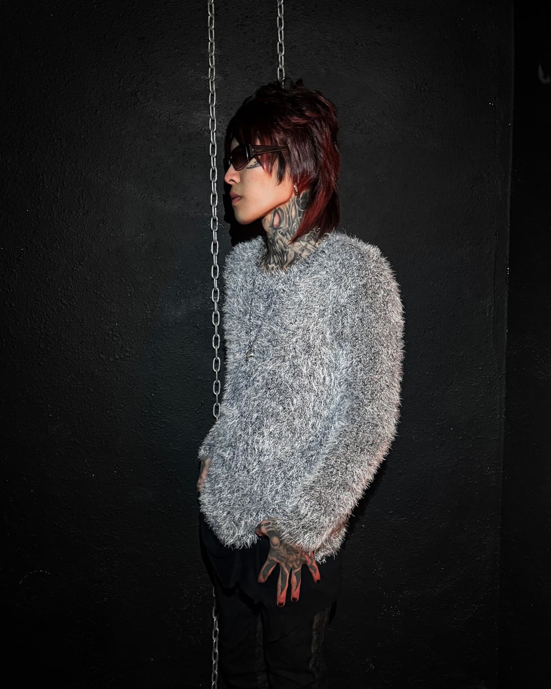 Gray Shaggy Knit 상품이미지7