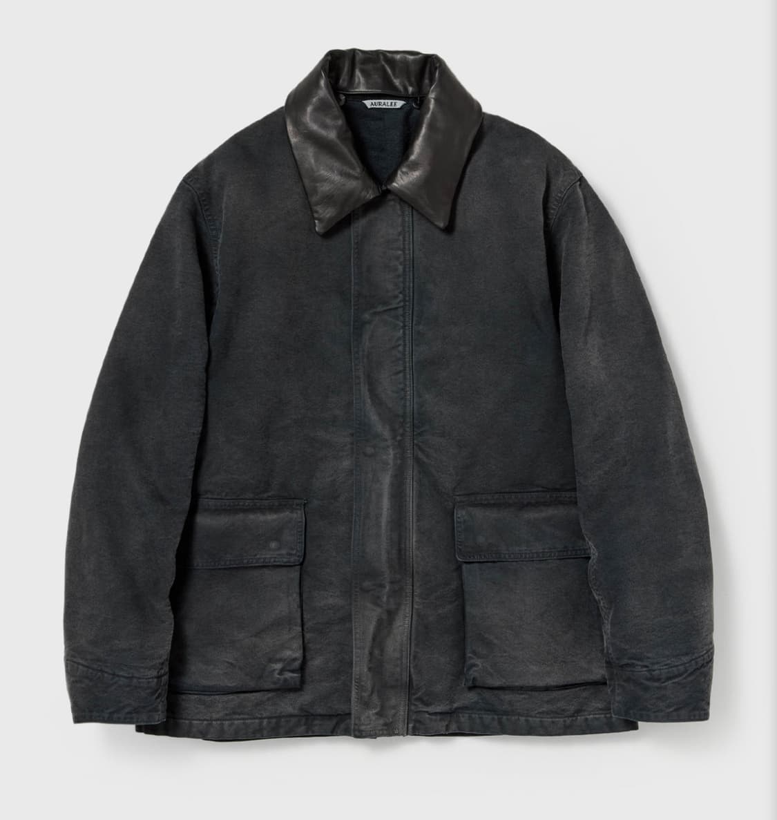 오라리 프로덕트 다이드 코튼 덕 블루종 상품이미지1