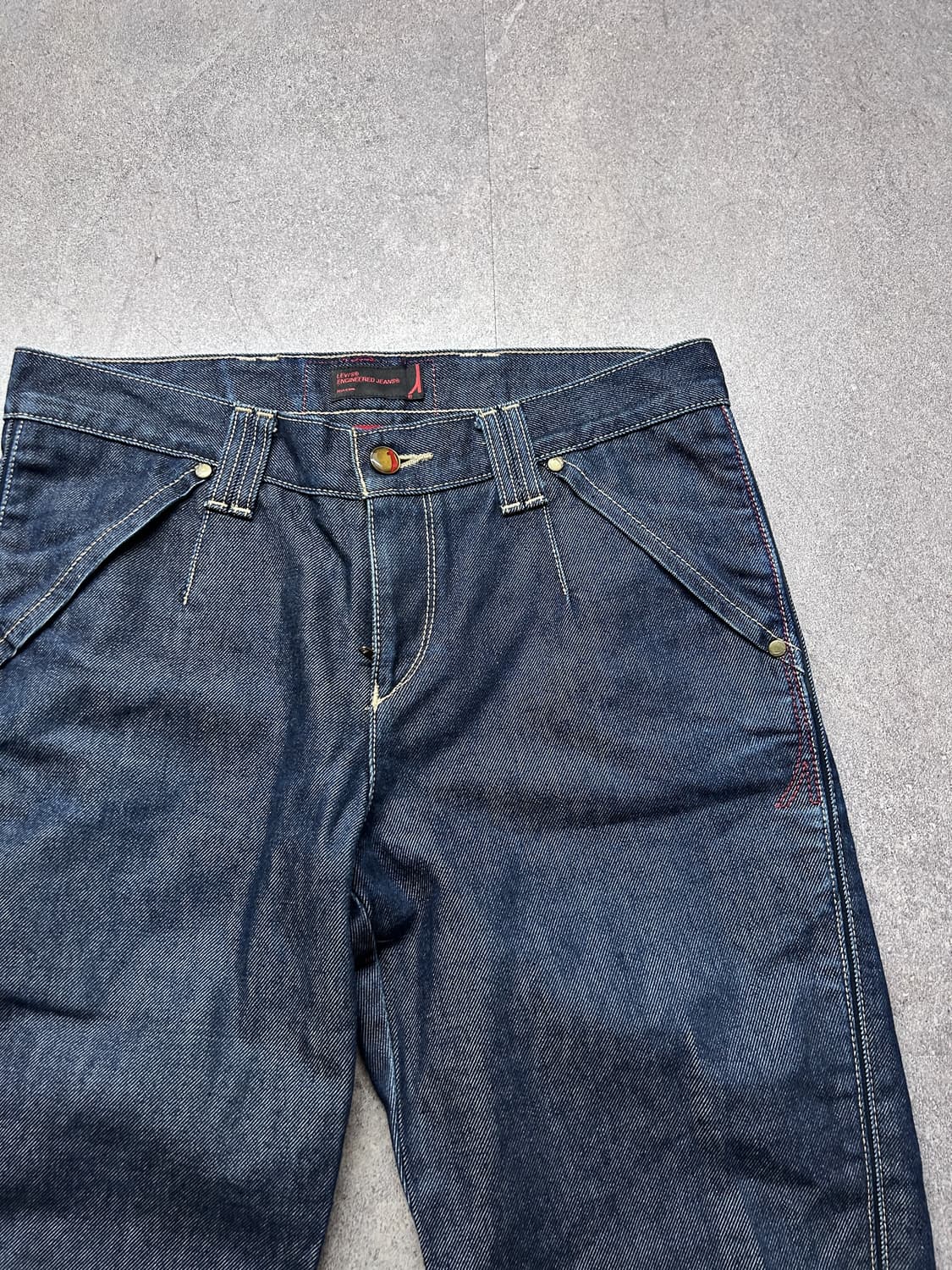 리바이스 엔지니어드 커브드 인디고 데님 상품이미지5