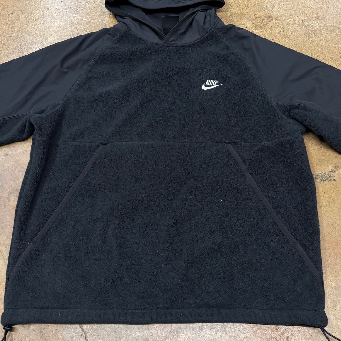 [정품/XL] 나이키 블랙 후리스 후드티 b19 상품이미지3