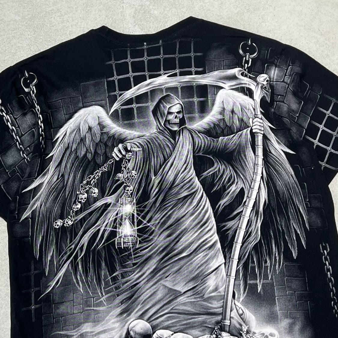 락 이글 프린팅 반팔티셔츠 s10896 상품이미지4