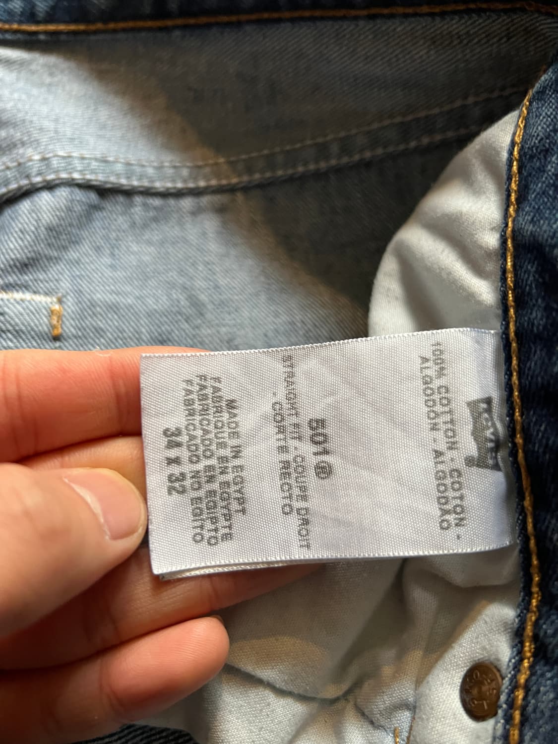 [34]리바이스 501 빈티지 워싱 스트레이트핏 데님 팬츠 상품이미지6