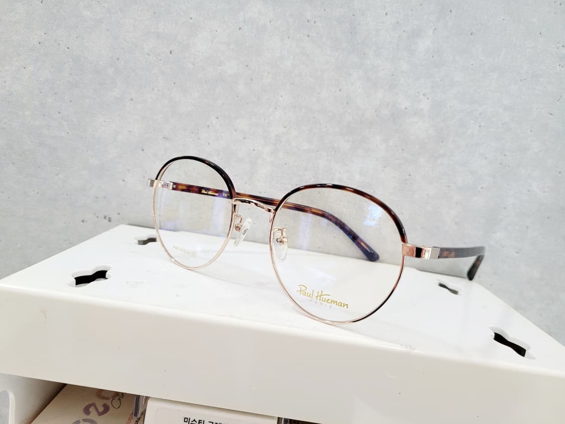 폴휴먼 PHF-5151A 둥근 호피골드안경테 상품이미지4
