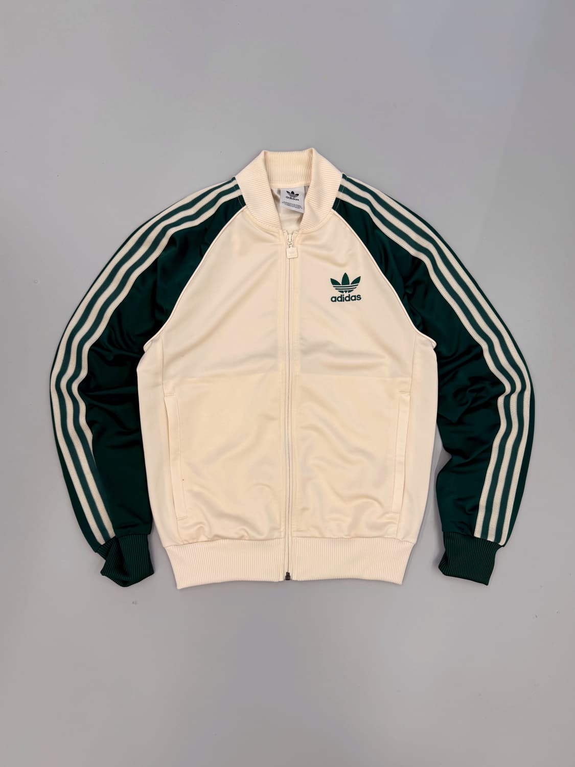 아디다스 루즈핏 흰 초 유로파 트랙 져지 상품이미지1