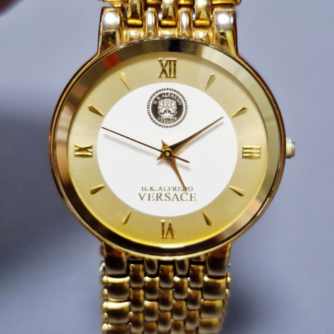 ​H.K. 알프레도 베르사체  빈티지  쿼츠시계 상품이미지1