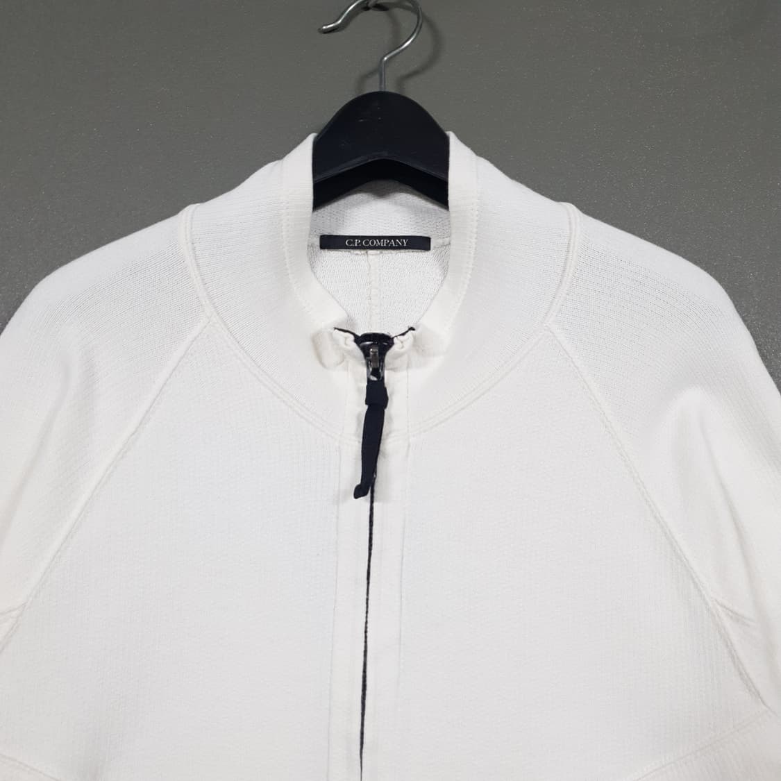 실측 M (95) 정품 CP컴퍼니 시스루 코튼 집업 자켓 크림 상품이미지2