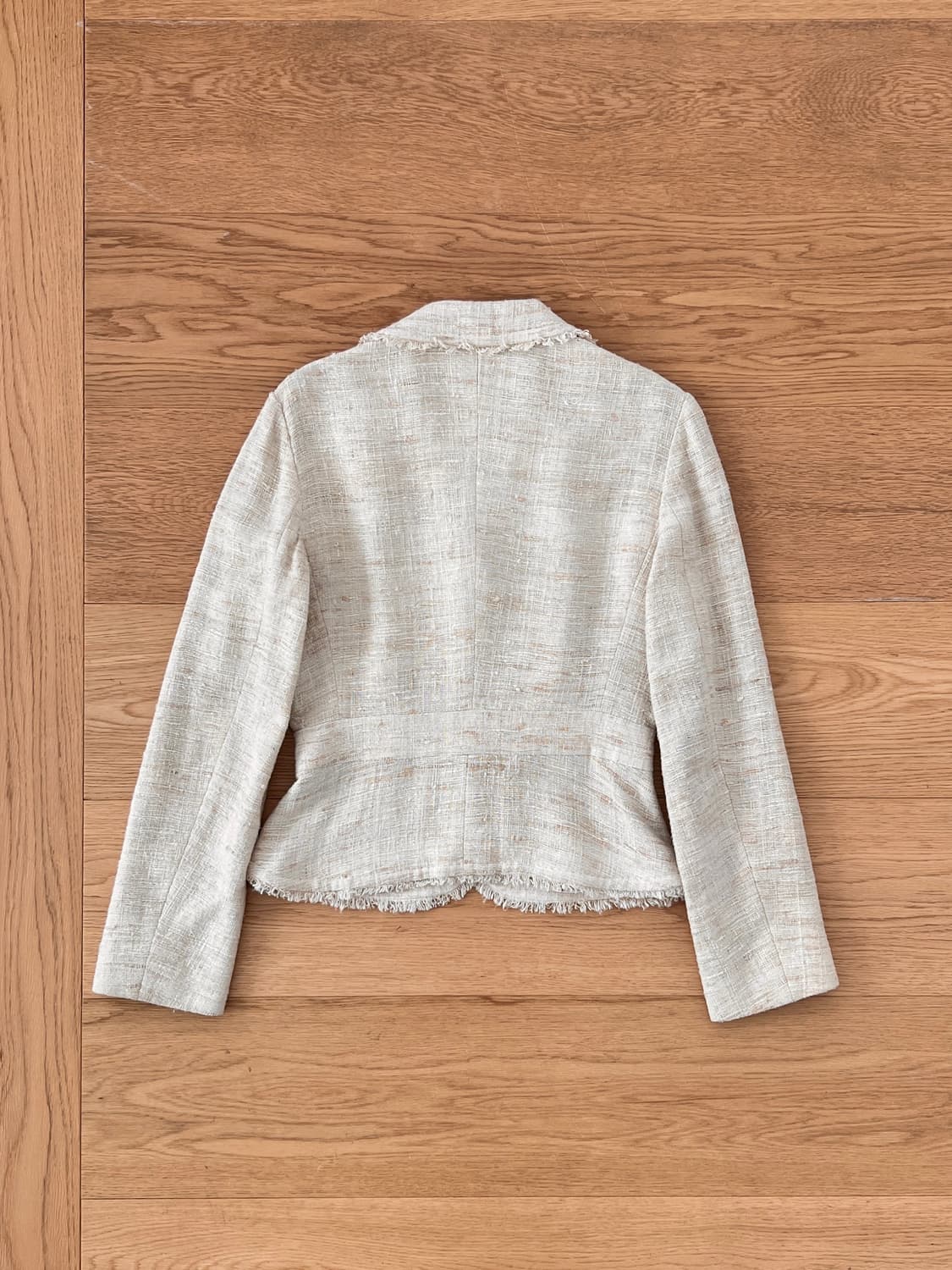 막스마라 실크 100% 트위드 프린지 재킷 Made in Italy 상품이미지9