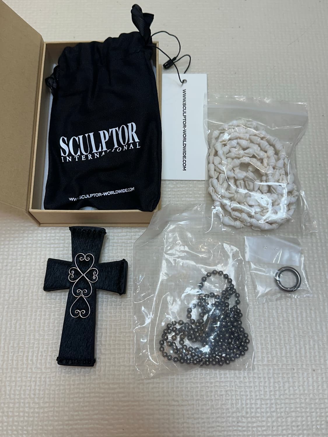 스컬프터 Cross Hair On Strap Wallet black 상품이미지3