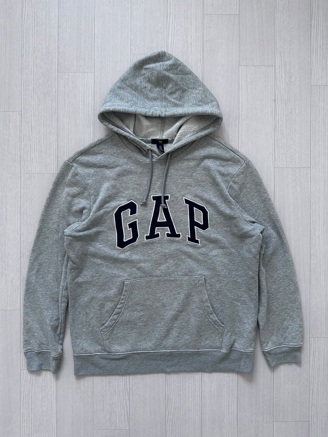 갭 GAP 빅로고 그레이 후드티 상품이미지5