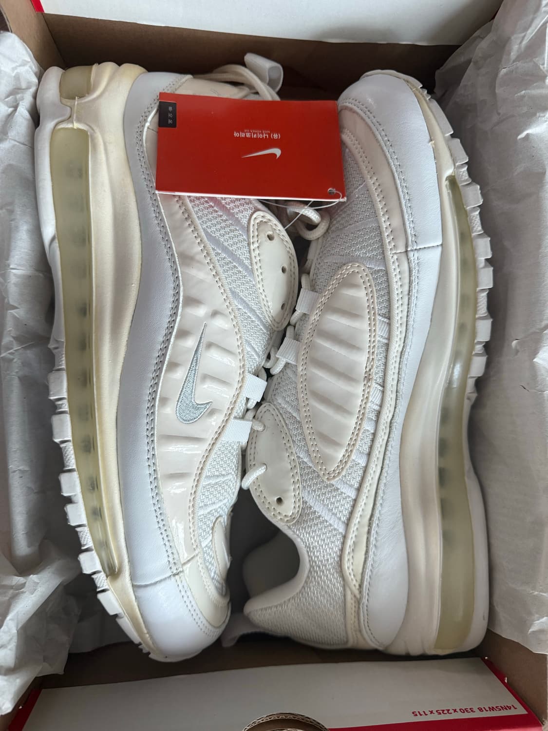 나이키 에어맥스 98 화이트 280 상품이미지2