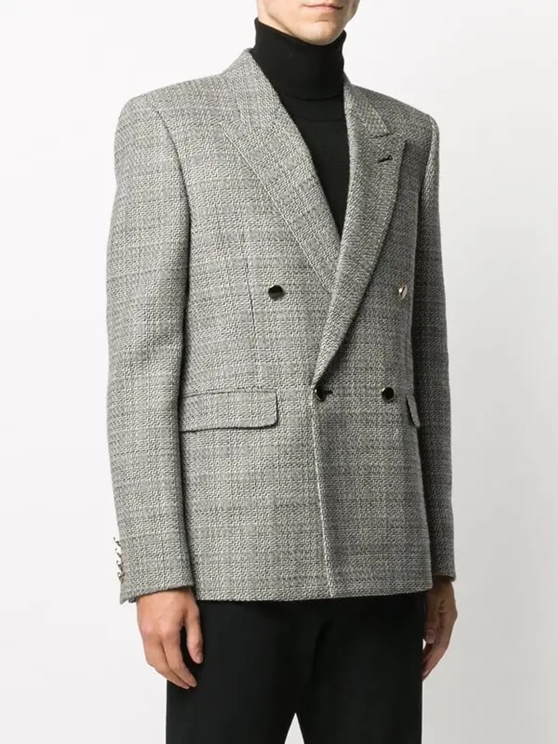 [박보검님 착용] 생로랑 디컨스트럭티드 체크 자켓 상품이미지3