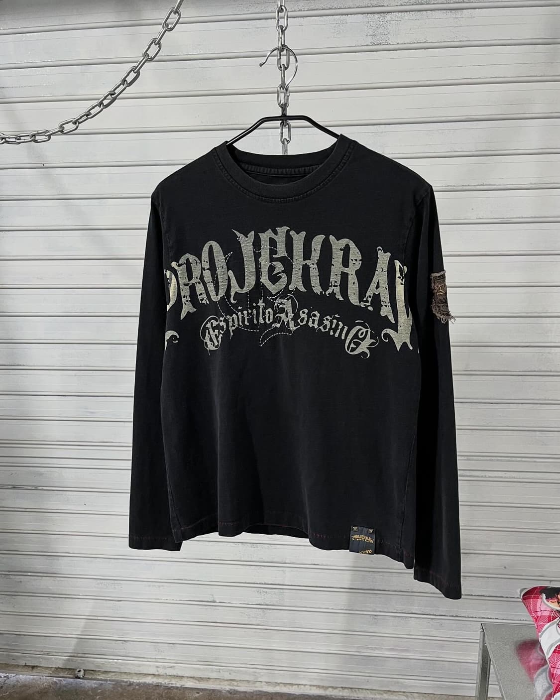 Projek Raw grunge long tee 상품이미지1