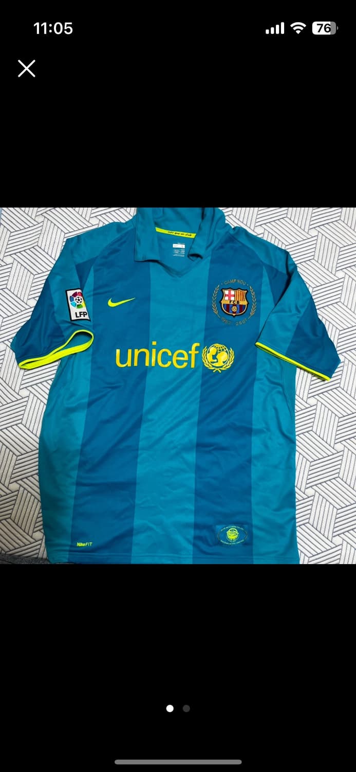 나이키 바르셀로나 유니폼 2007 홈 반팔 상품이미지1