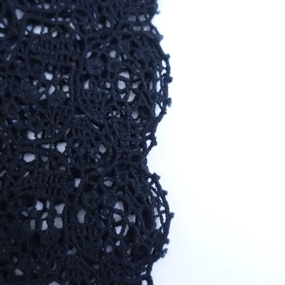 캐피탈 레이스 스톨 머플러 블랙 상품이미지2