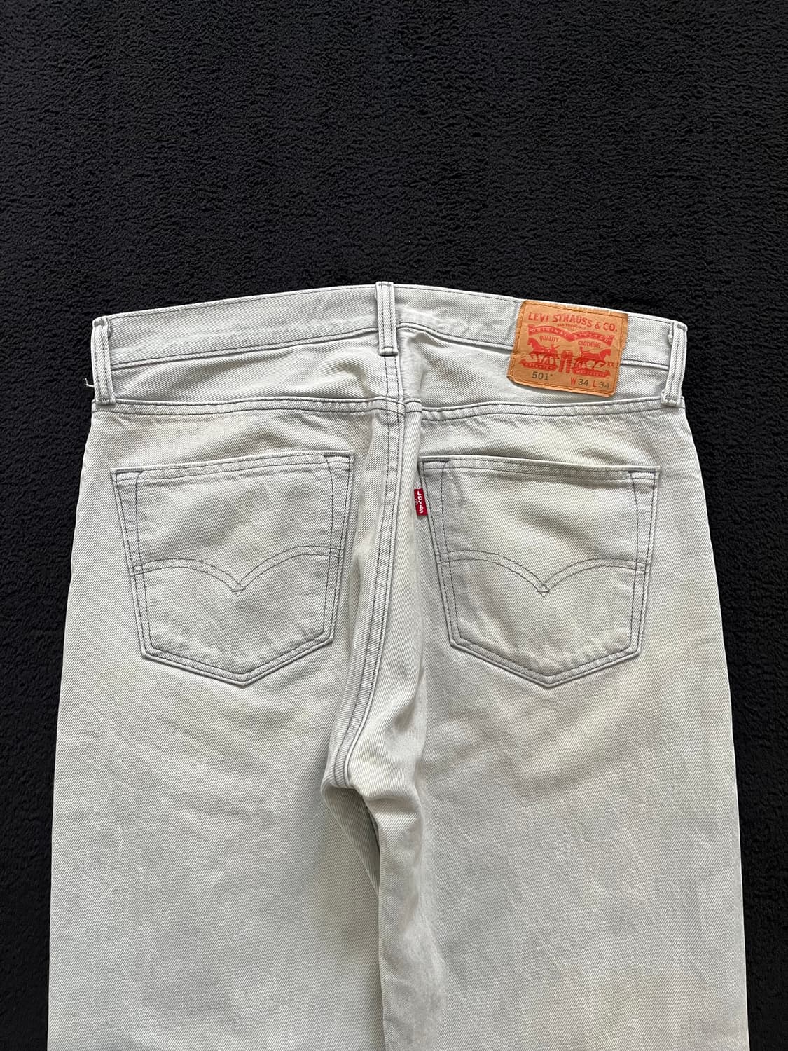빈티지 리바이스 501 데님 팬츠 그레이 상품이미지5