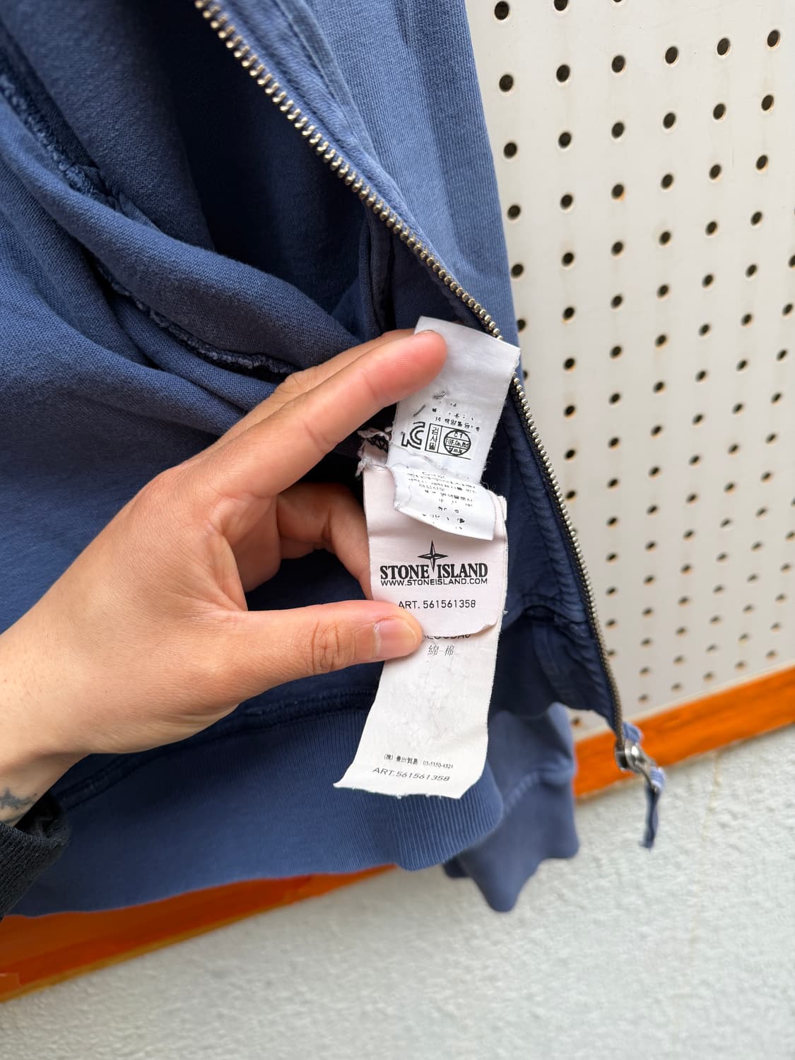 FADED STONE ISLAND HIGHNECK 스톤아일랜드 집업자켓 상품이미지6