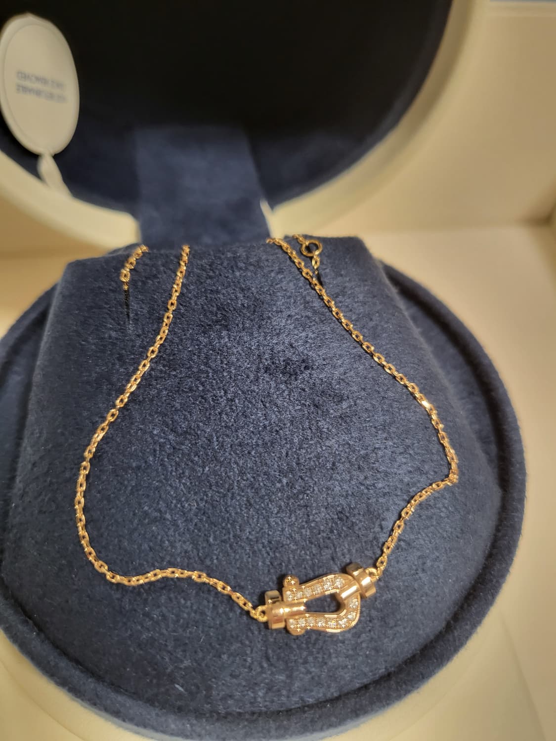 프레드 포스텐 옐로골드 다이아 목걸이 상품이미지4