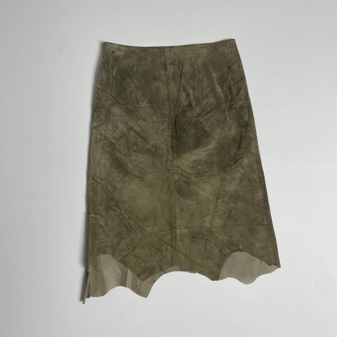 피그 스웨이드 커트 스커트 상품이미지5