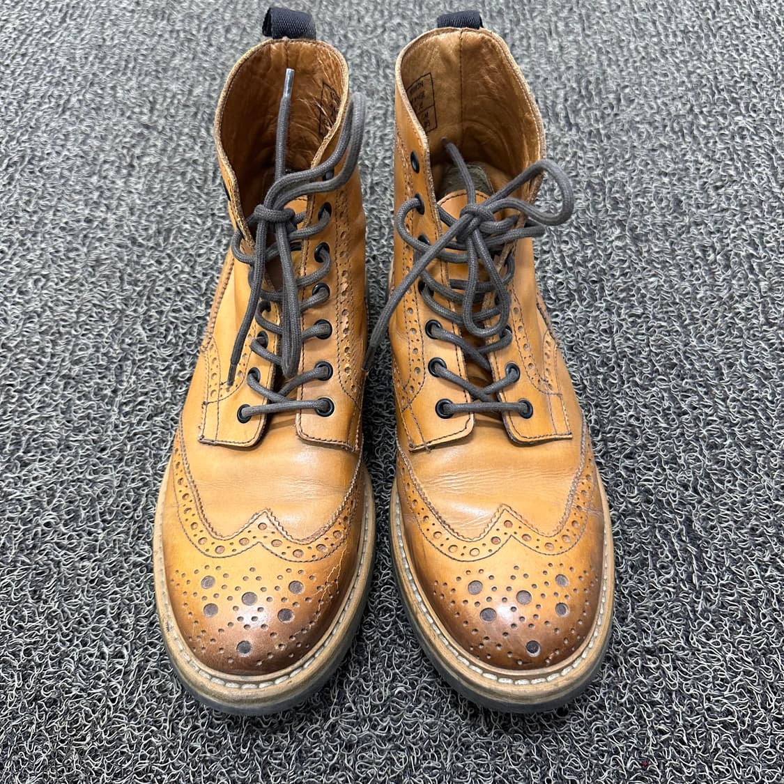 장까를로모렐리 윙팁 브라운 남성 부츠 워커 260 상품이미지1