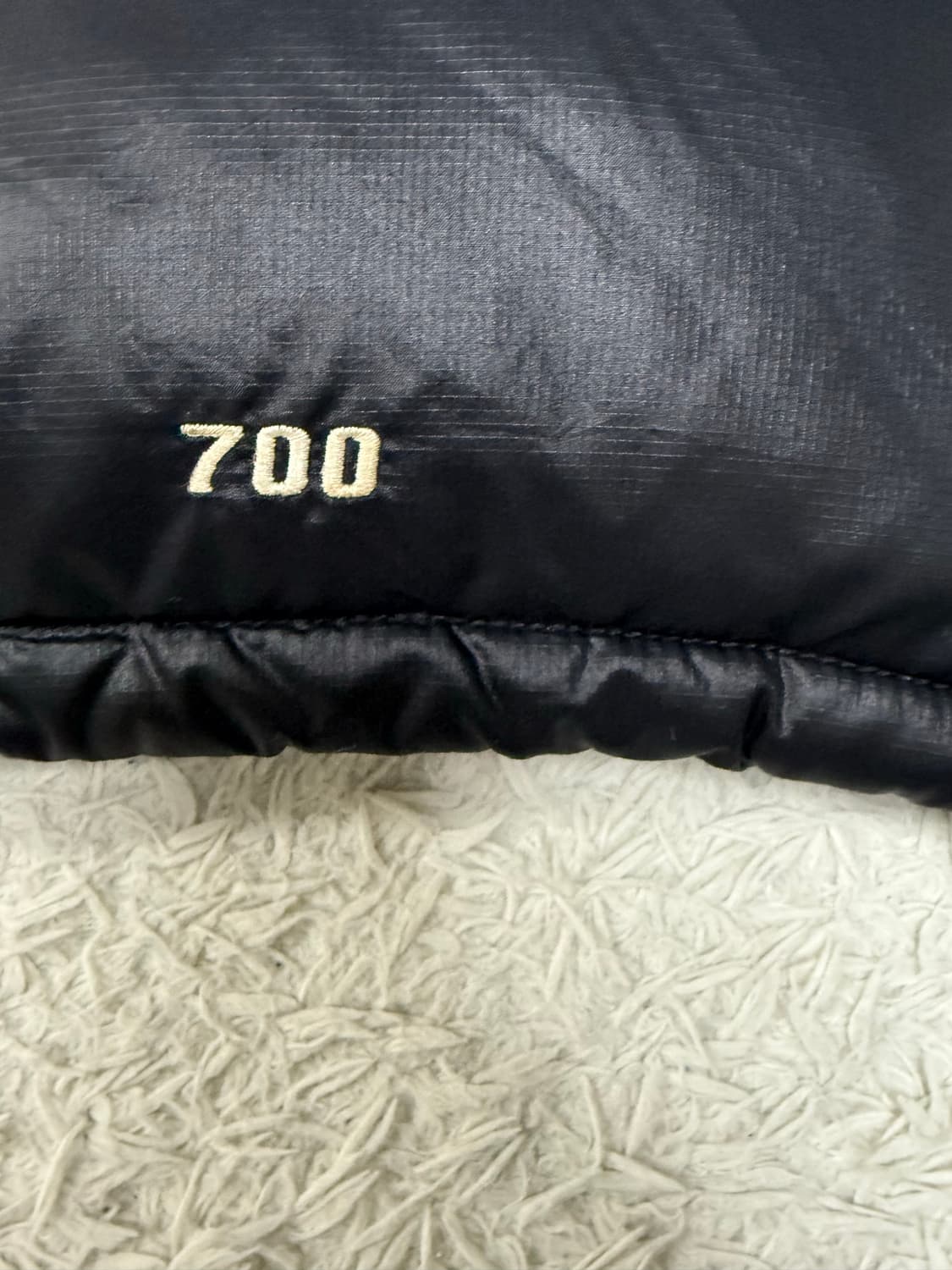 (L)노스페이스 센터로고 중앙로고 다운 패딩 조끼 상품이미지3