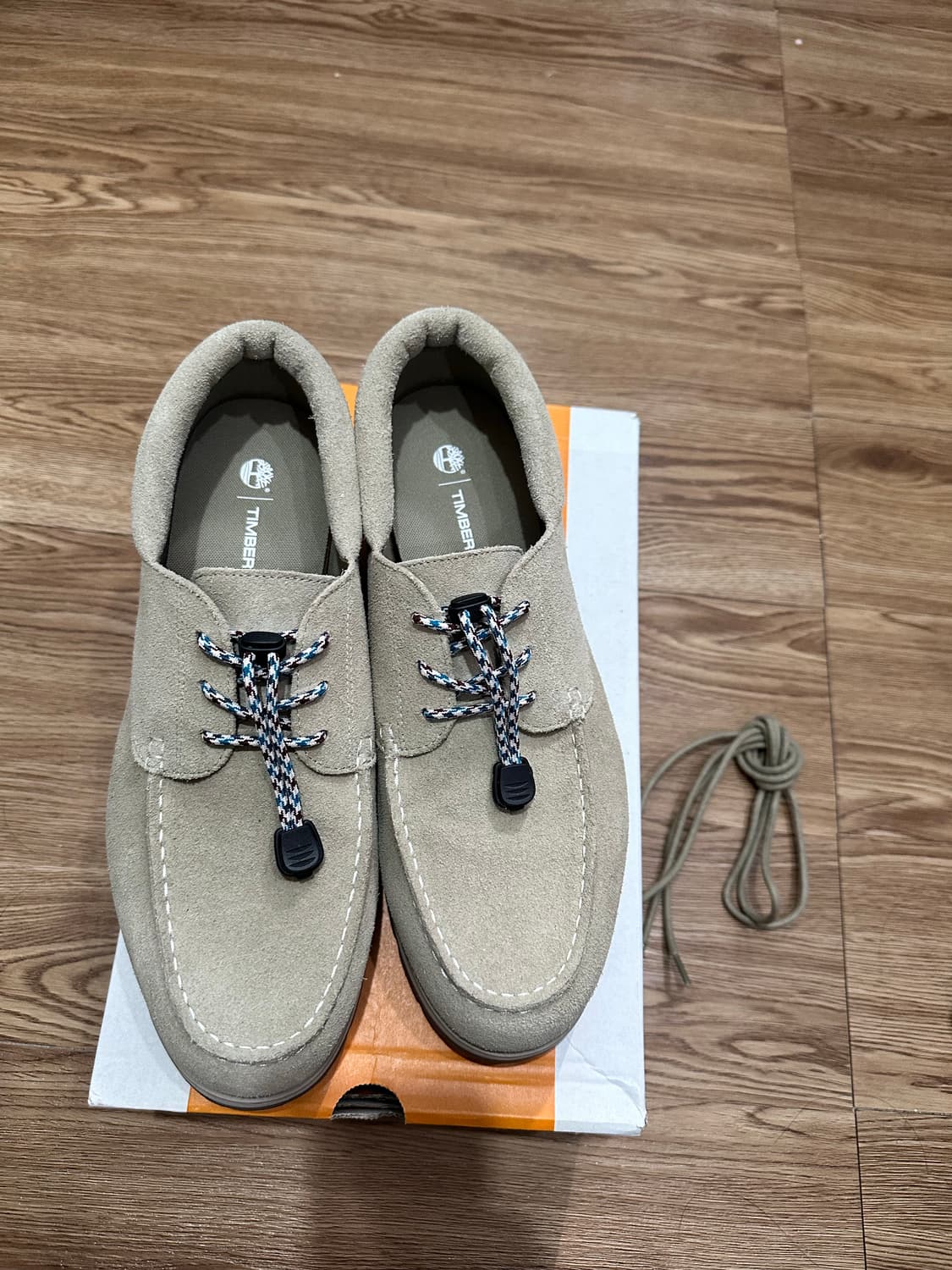 팀버랜드 보트화 스웨이드 290사이즈 2회착 상품이미지1