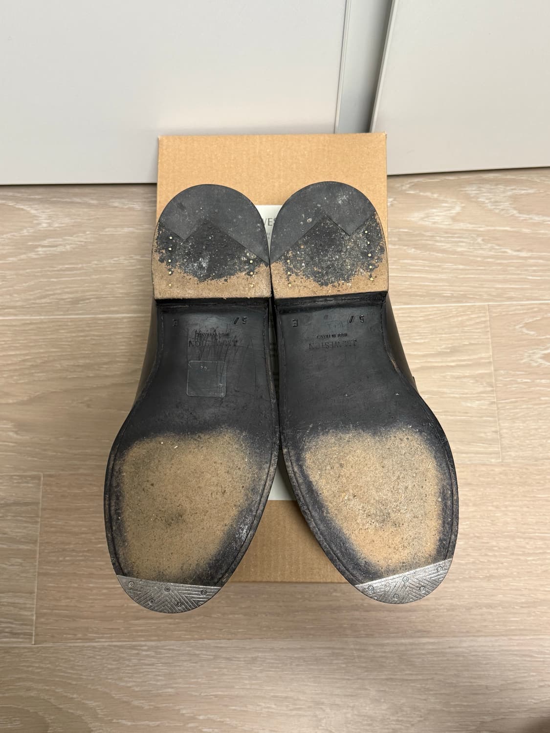 J.M weston 180 로퍼 블랙 5.5e 상품이미지5