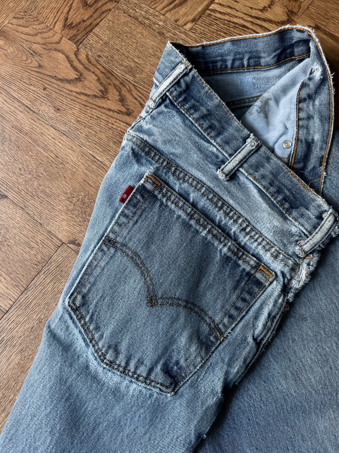 [38]리바이스 517 블랭크탭 미디엄블루 플레어진 F2 상품이미지4