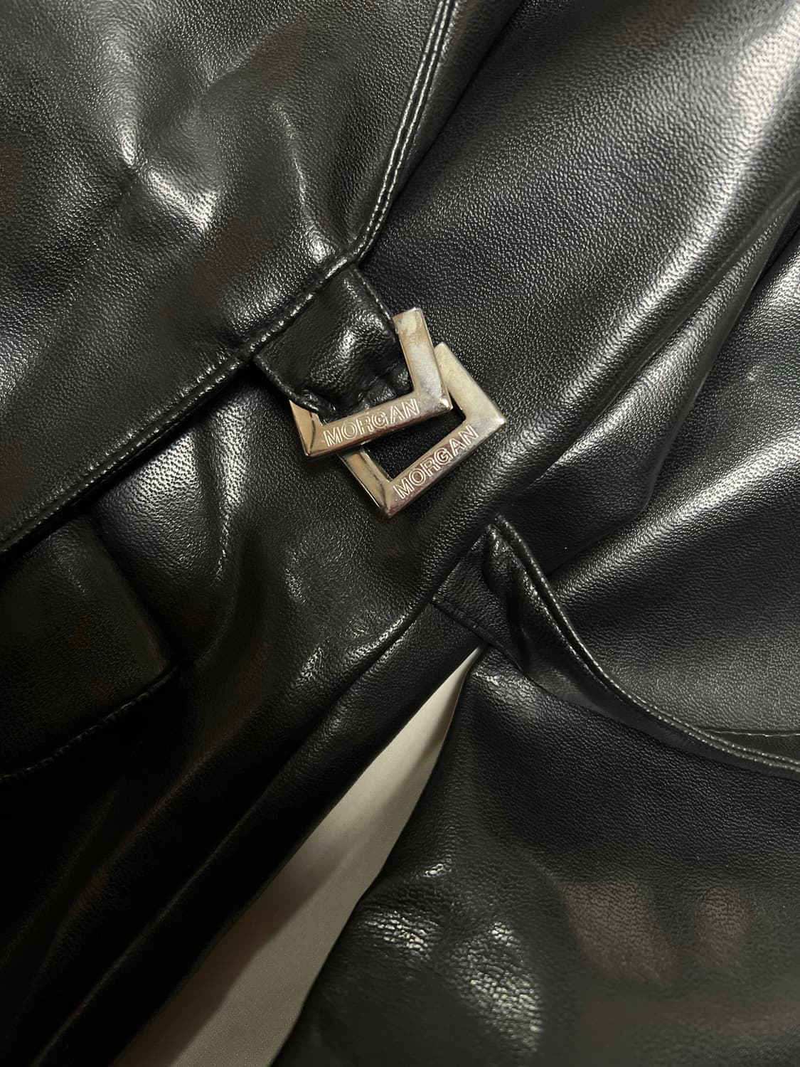 Morgan Vtg leather coat 상품이미지3