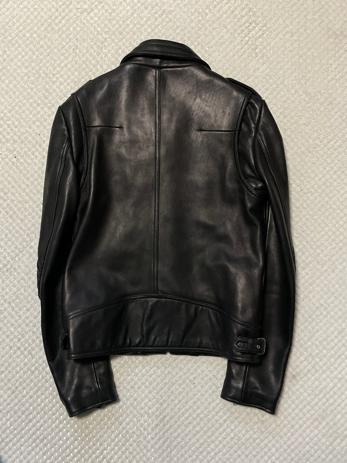 광희시장 웨스턴 무드 램스킨 양가죽 포켓 레더 자켓 상품이미지2