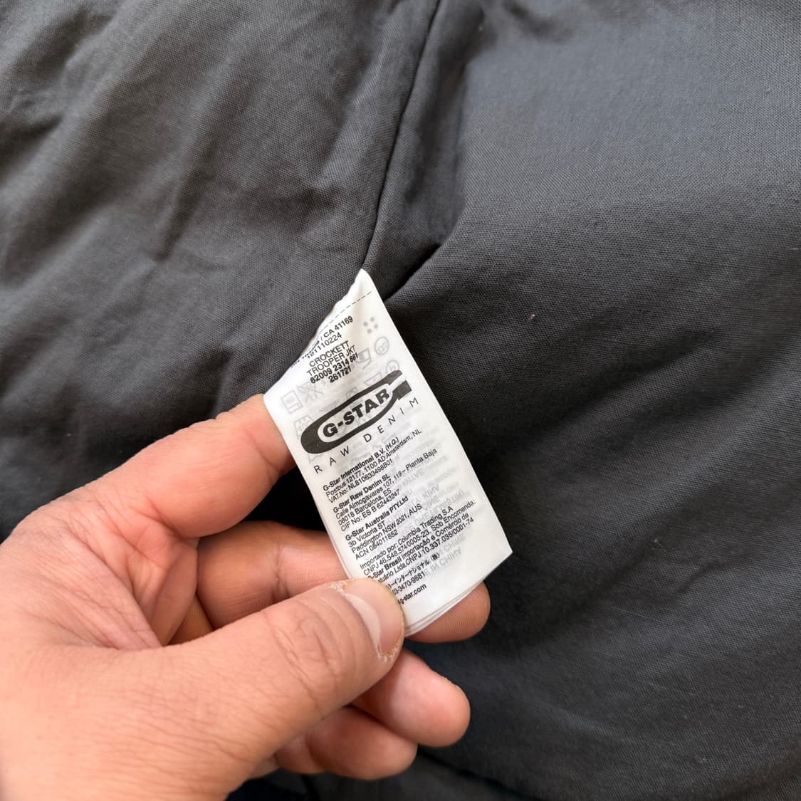 지스타 로우 밀리터리 베이스 네이비 자켓  상품이미지8