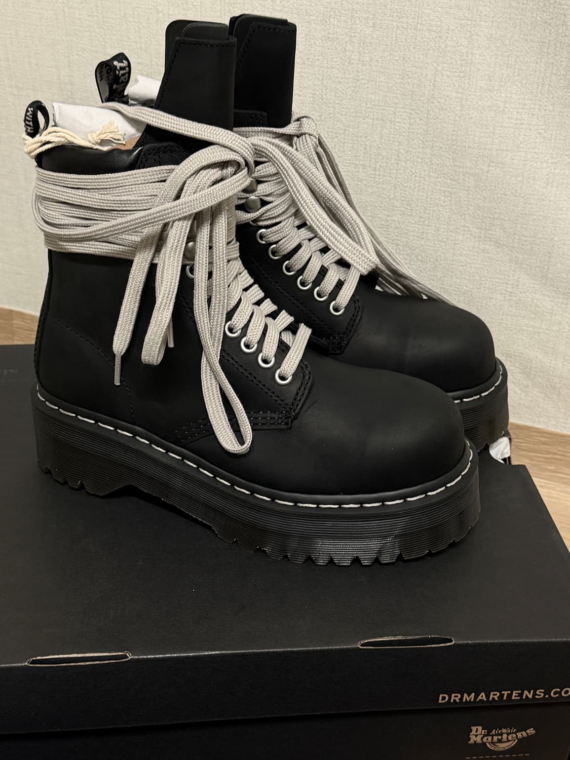 릭오웬스 닥터마틴 스틸토 부츠 (새상품) 상품이미지1