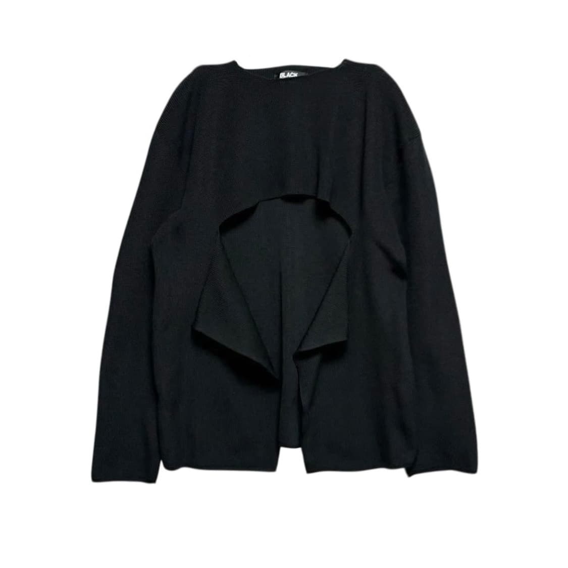 꼼데가르송 블랙절개 니트 상품이미지1