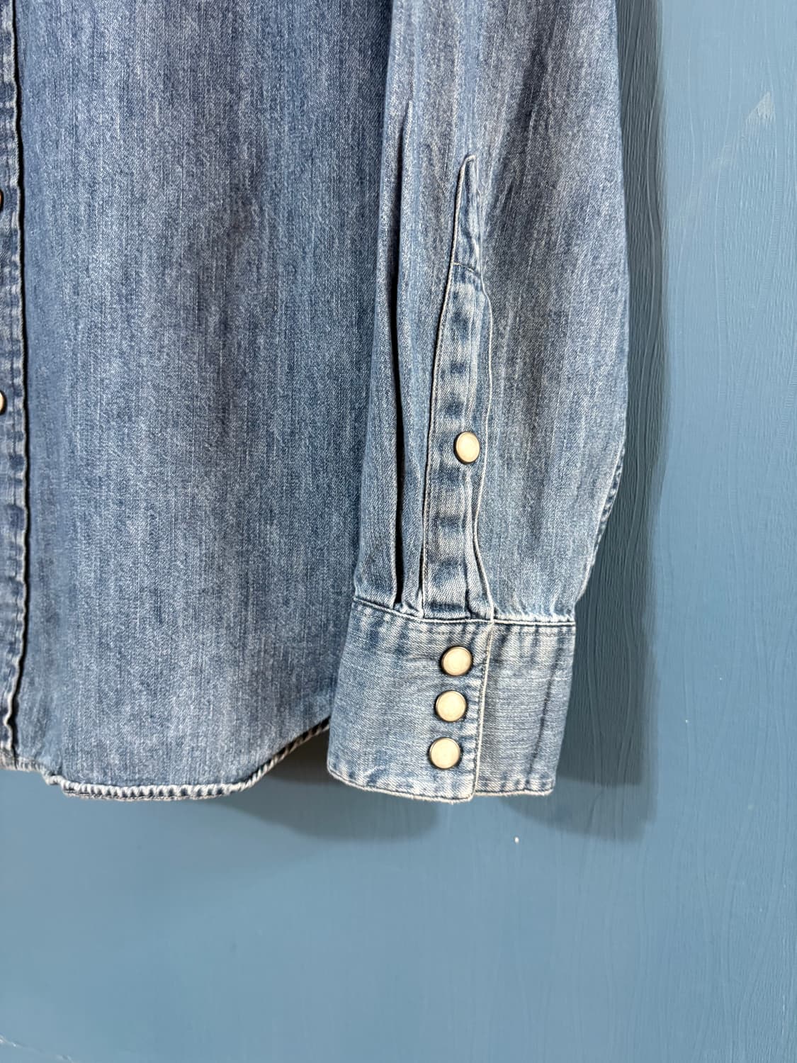 90‘s Polo Ralph Lauren Denim Western Shi 상품이미지5